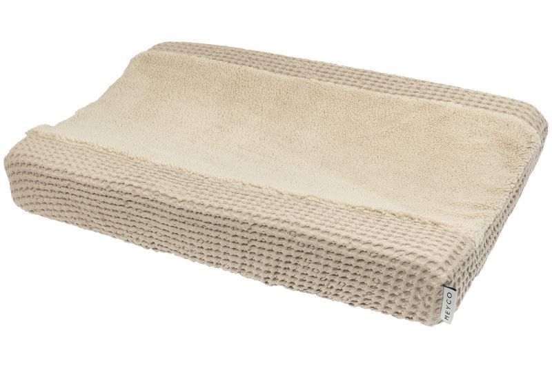 Aankleedkussenhoes Meyco Wafel Teddy Sand Aankleedkussenhoes Meyco Wafel Teddy Sand_1