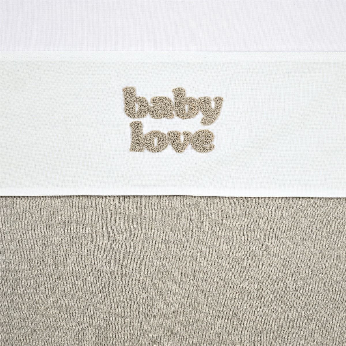 Laken Wieg Meyco Baby Love Sand Melange 100x150 Laken Wieg Meyco Baby Love Sand Melange 100x150_1