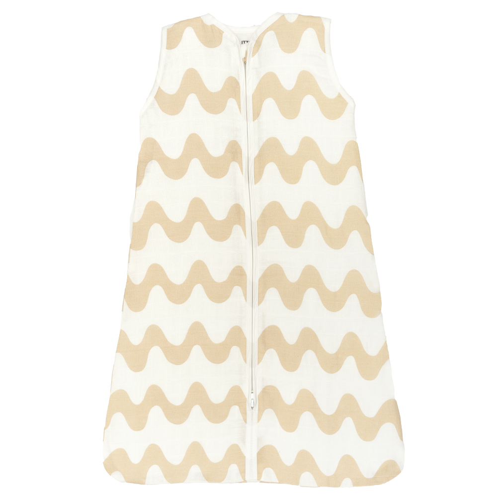 Slaapzak Little Boo Hydrofiel Big Wavy Sand 70cm Slaapzak Little Boo Hydrofiel Big Wavy Sand 70cm_1