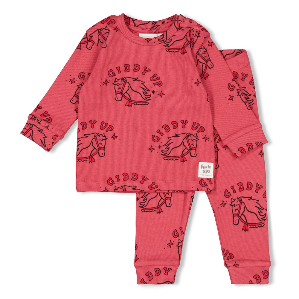 Pyjama Feetje Premium Sleepwear Howdy Holly Berry 56 t/m 86 Pyjama Feetje Premium Sleepwear Howdy Holly Berry 56 t/m 86_1
