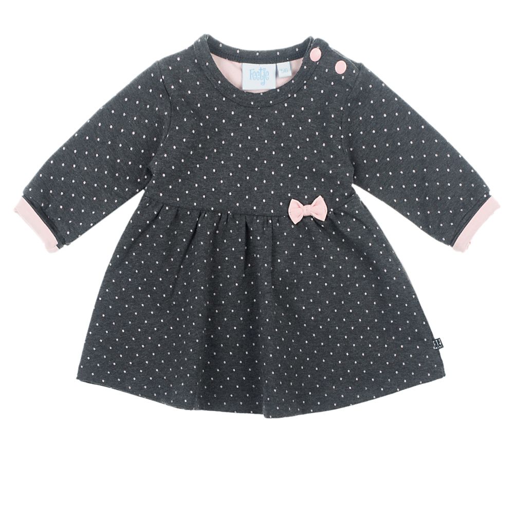 Jurk Feetje FEPMAR25 AOP Dots Antraciet Melange Jurk Feetje FEPMAR25 AOP Dots Antraciet Melange_1