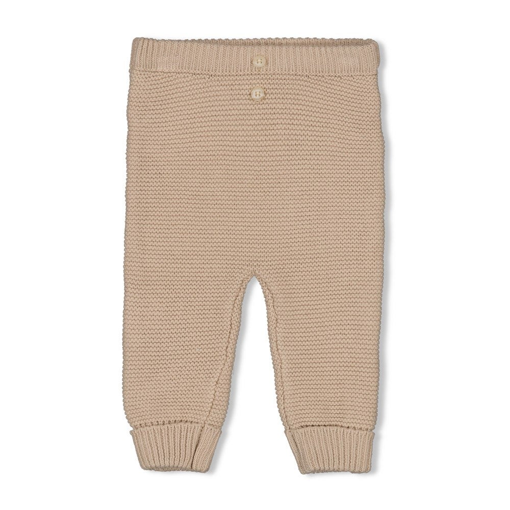 Broek Feetje Sleepy Sheepy Gebreid Zand Broek Feetje Sleepy Sheepy Gebreid Zand_1