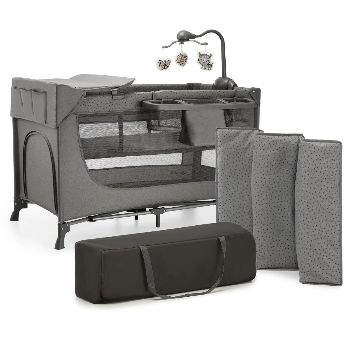 Campingbed Kinderkraft Joy2 Dark Grey Campingbed Kinderkraft Joy2 Dark Grey_1