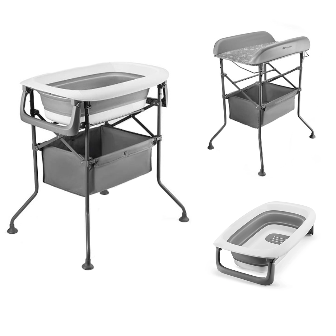 Bad Kinderkraft Met Standaard Bubbly Grey Bad Kinderkraft Met Standaard Bubbly Grey_1