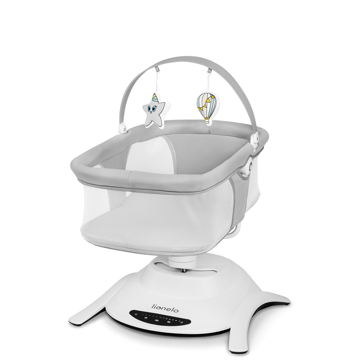 2-in-1 Babyswing en Wieg Lionelo Bella Grey Concrete 2-in-1 Babyswing en Wieg Lionelo Bella Grey Concrete_1