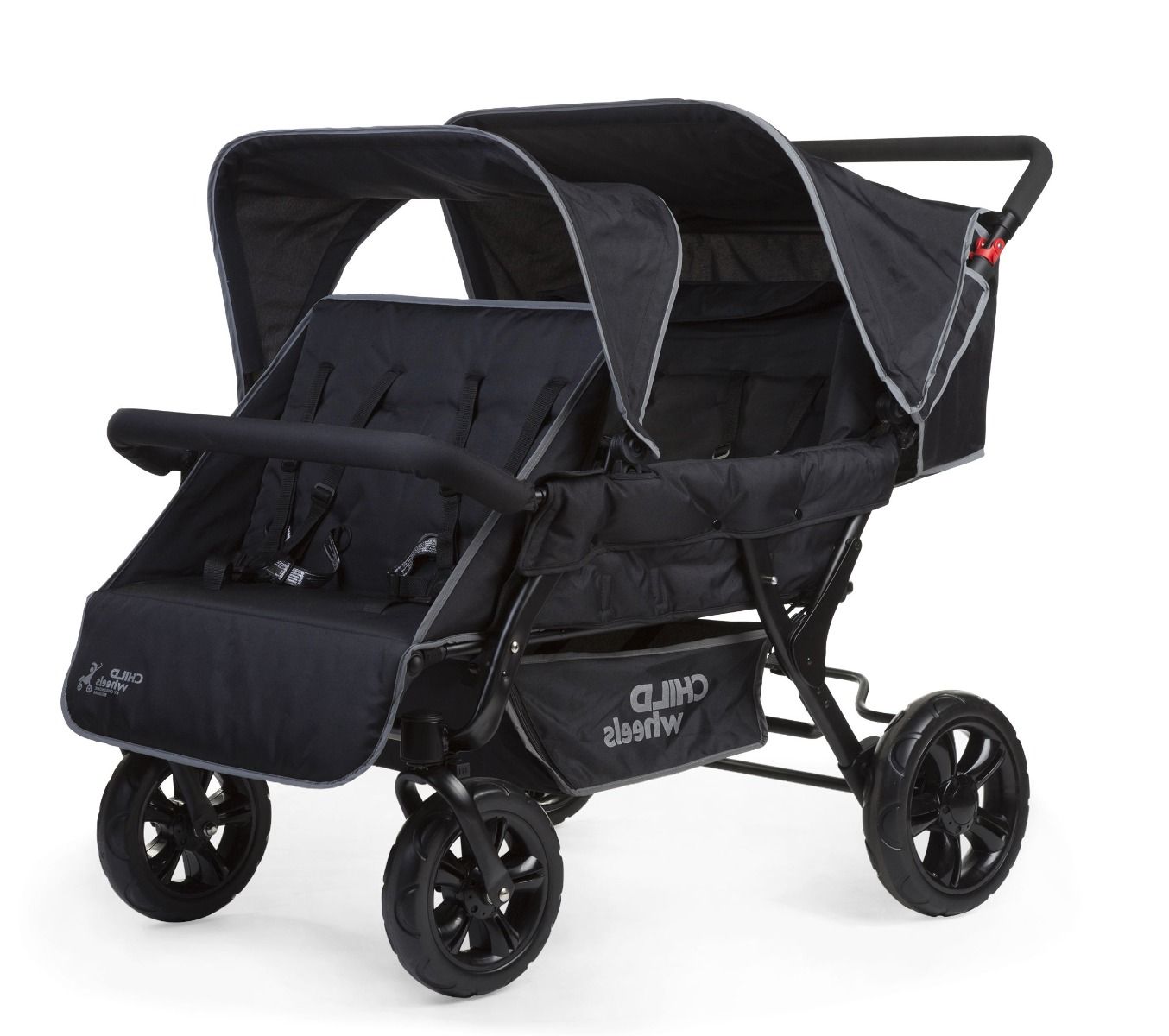 Two by Two Wandelwagen Childhome Zwart Two by Two Wandelwagen Childhome Zwart_1