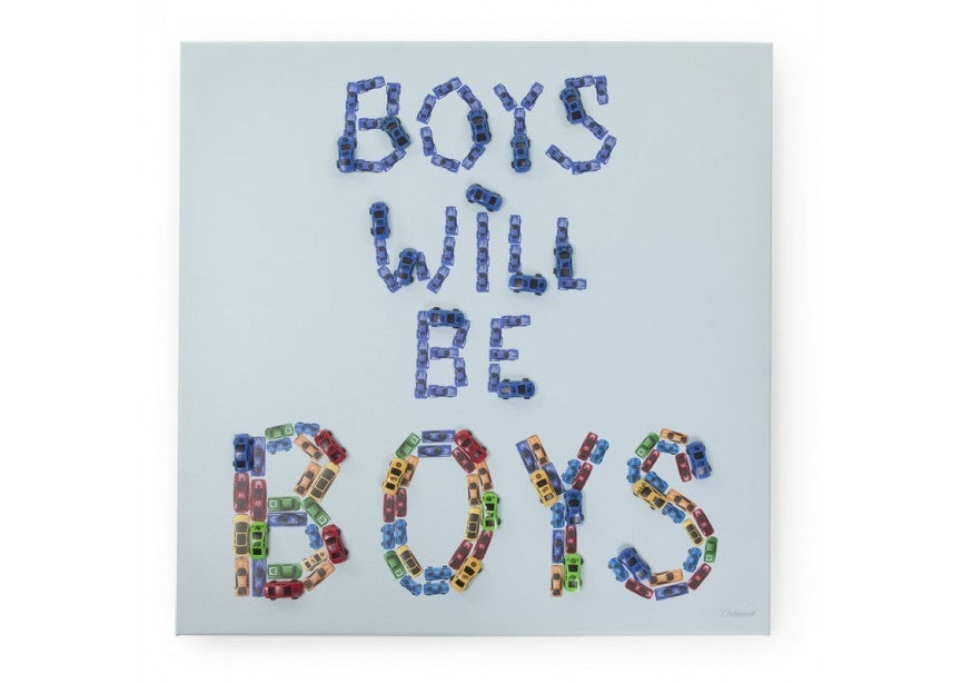 Schilderij Childhome Boys & Cars 75 x 75cm Schilderij Childhome Boys & Cars 75 x 75cm_1