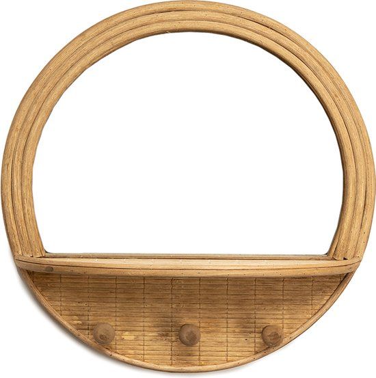 Wandrek KidsDepot met Spiegel Maja Rotan Naturel Wandrek KidsDepot met Spiegel Maja Rotan Naturel_1