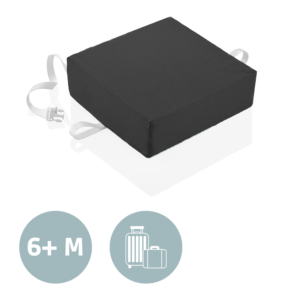 Stoelverhoger Babyjem Booster EasyClean Square Dark Grey Stoelverhoger Babyjem Booster EasyClean Square Dark Grey_1