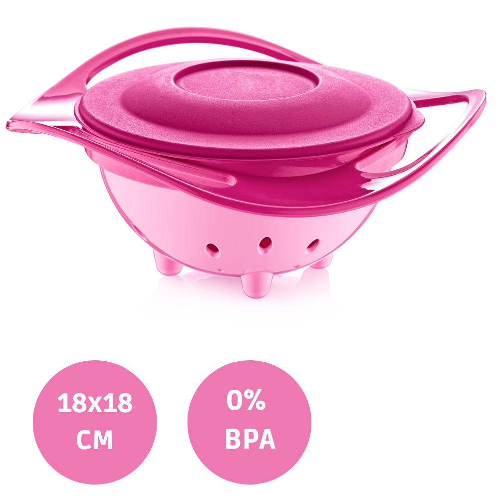 Eetbakje Babyjem Amazing Bowl Fuchsia Roze Eetbakje Babyjem Amazing Bowl Fuchsia Roze_1