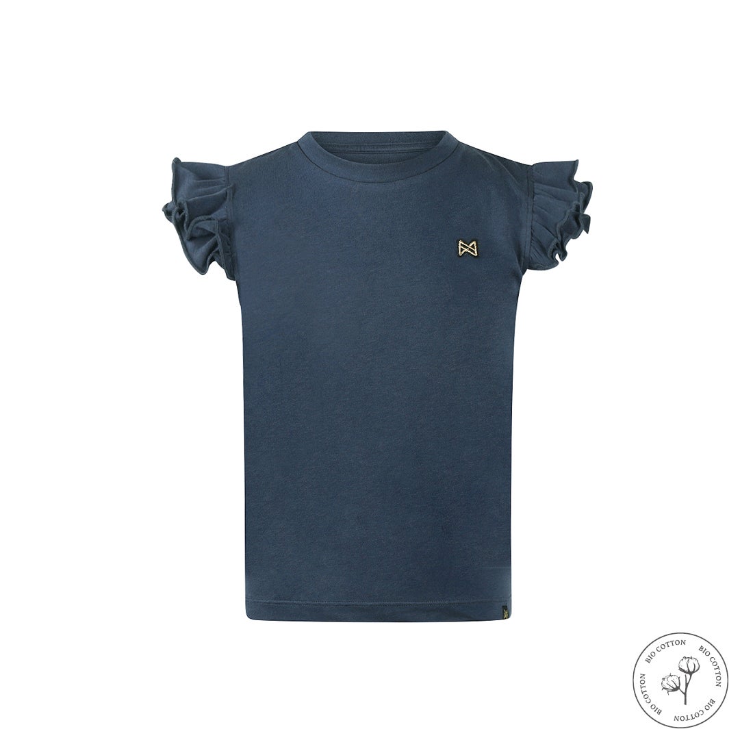 Shirt Korte Mouw Koko Noko Ruffle Navy Shirt Korte Mouw Koko Noko Ruffle Navy_1