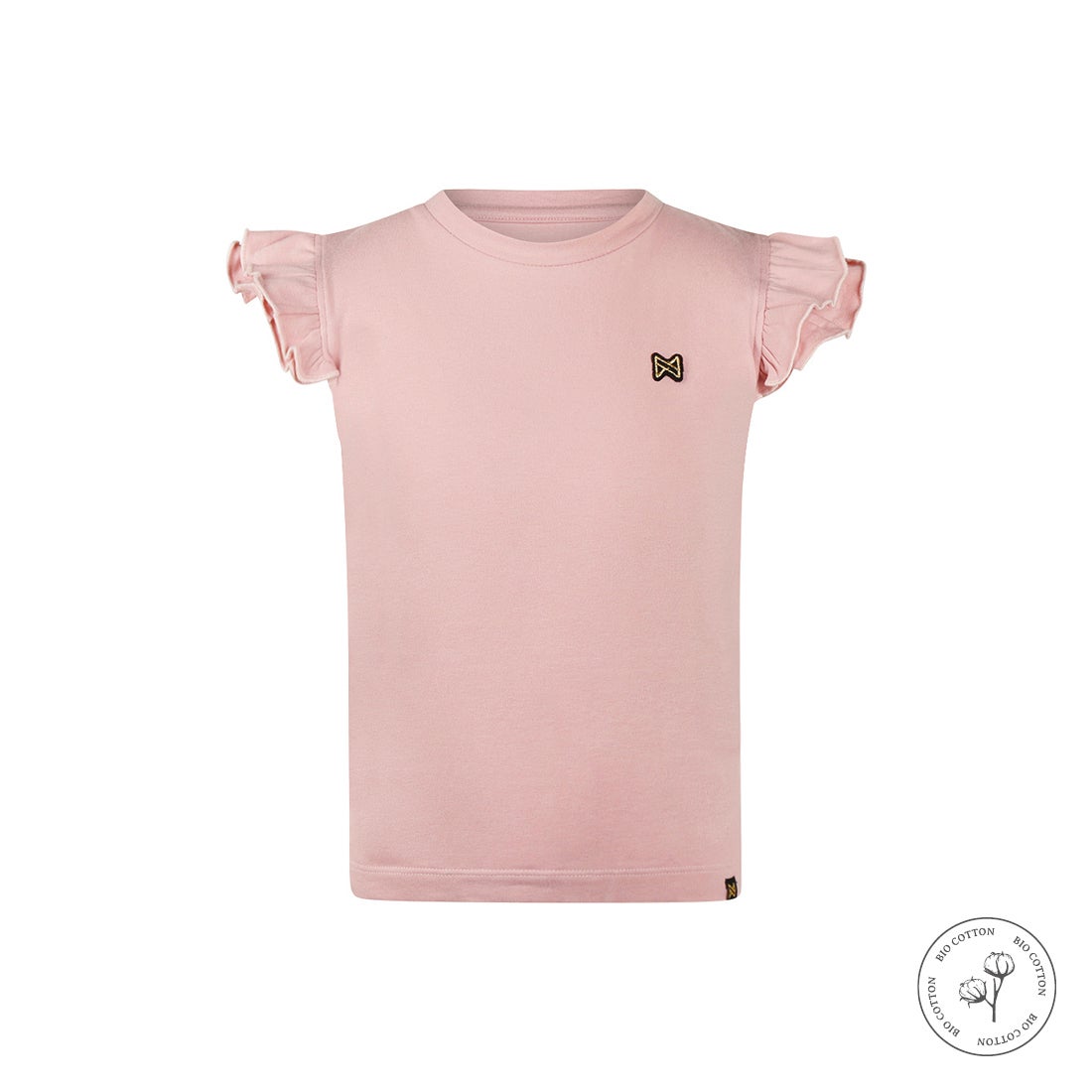 Shirt Korte Mouw Koko Noko Ruffle Dusty Pink Shirt Korte Mouw Koko Noko Ruffle Dusty Pink_1
