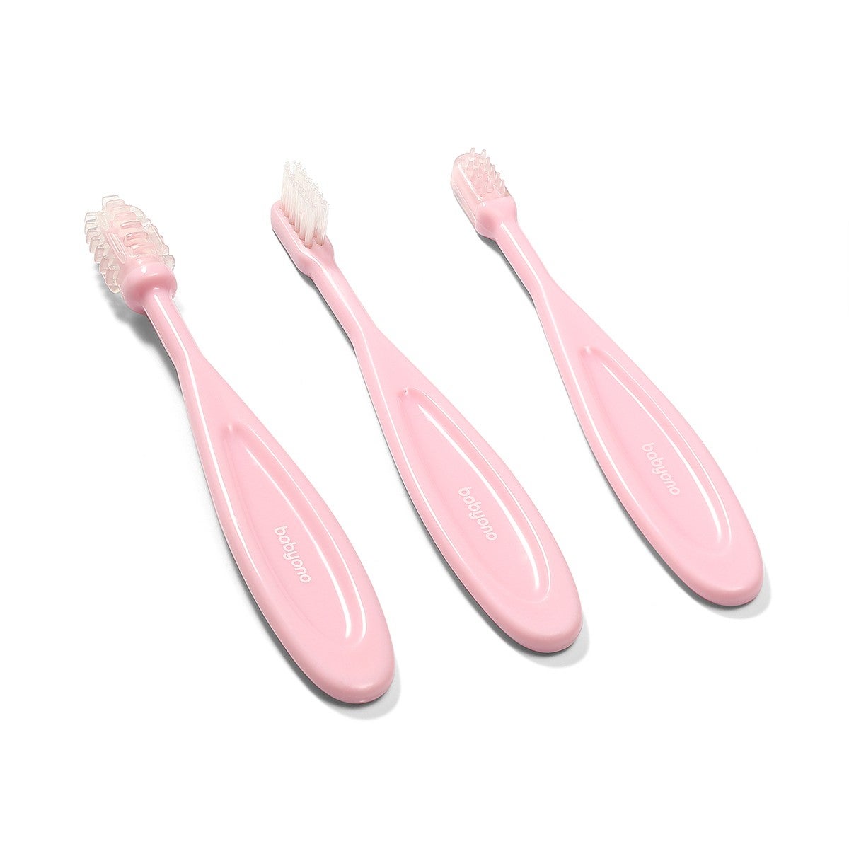 Tandenborstels Baby Babyono Roze (3st) Tandenborstels Baby Babyono Roze (3st)_1