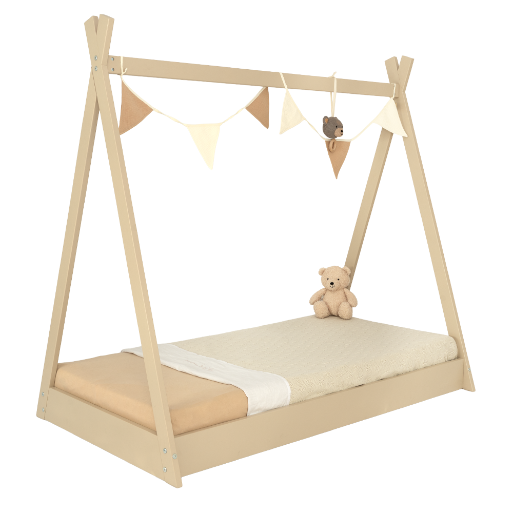 Peuterbed Colorfull Home 70x140 Vloerbed Tipi Sand V2 Peuterbed Colorfull Home 70x140 Vloerbed Tipi Sand V2_1