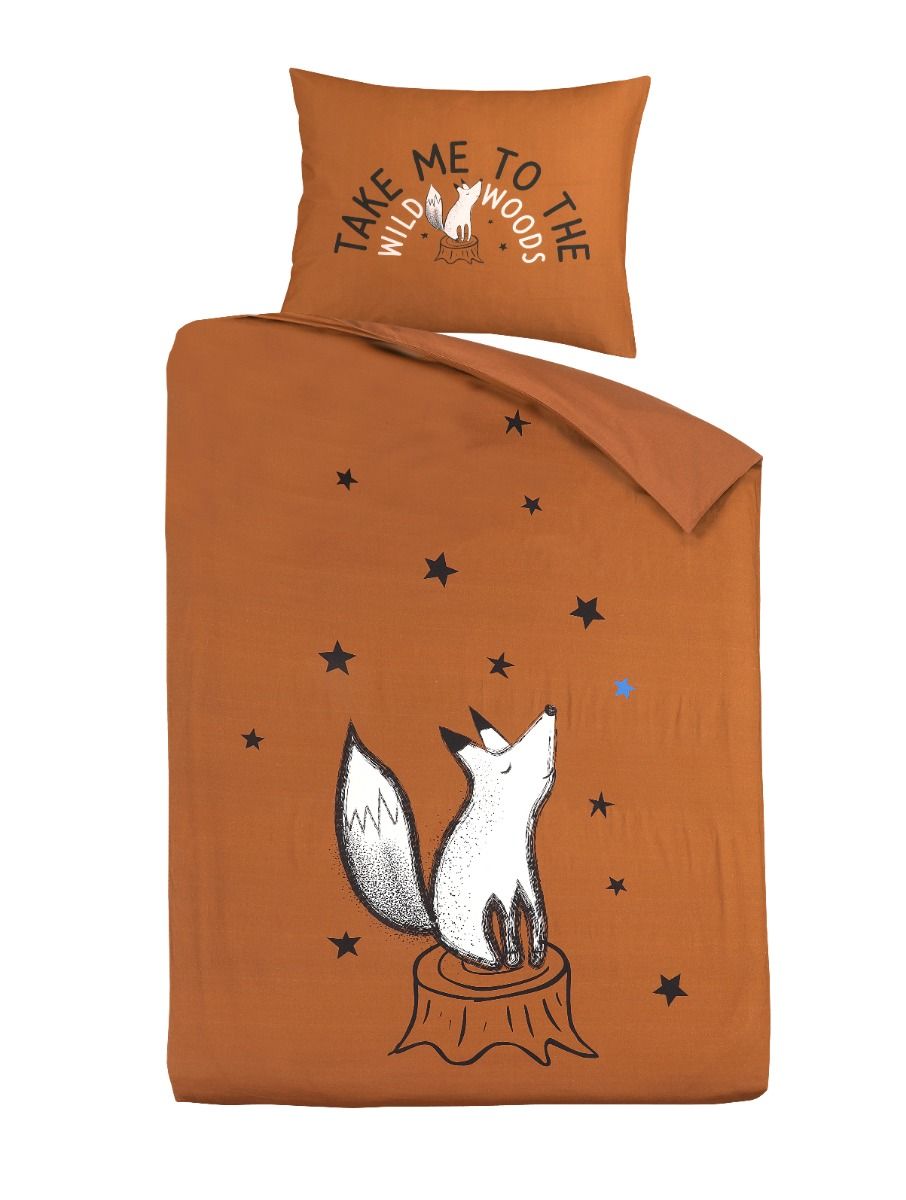 Dekbedovertrek 1-pers Kidzroom 140x200 Magic Tales Brown Dekbedovertrek 1-pers Kidzroom 140x200 Magic Tales Brown_1