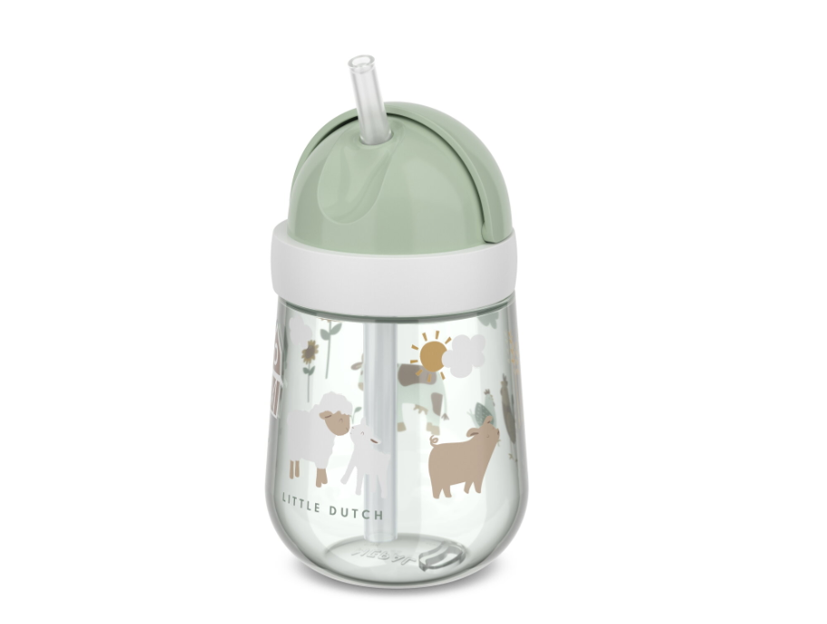 Rietjesbeker Mepal x Little Dutch 300ml Mio Little Farm Rietjesbeker Mepal x Little Dutch 300ml Mio Little Farm_1