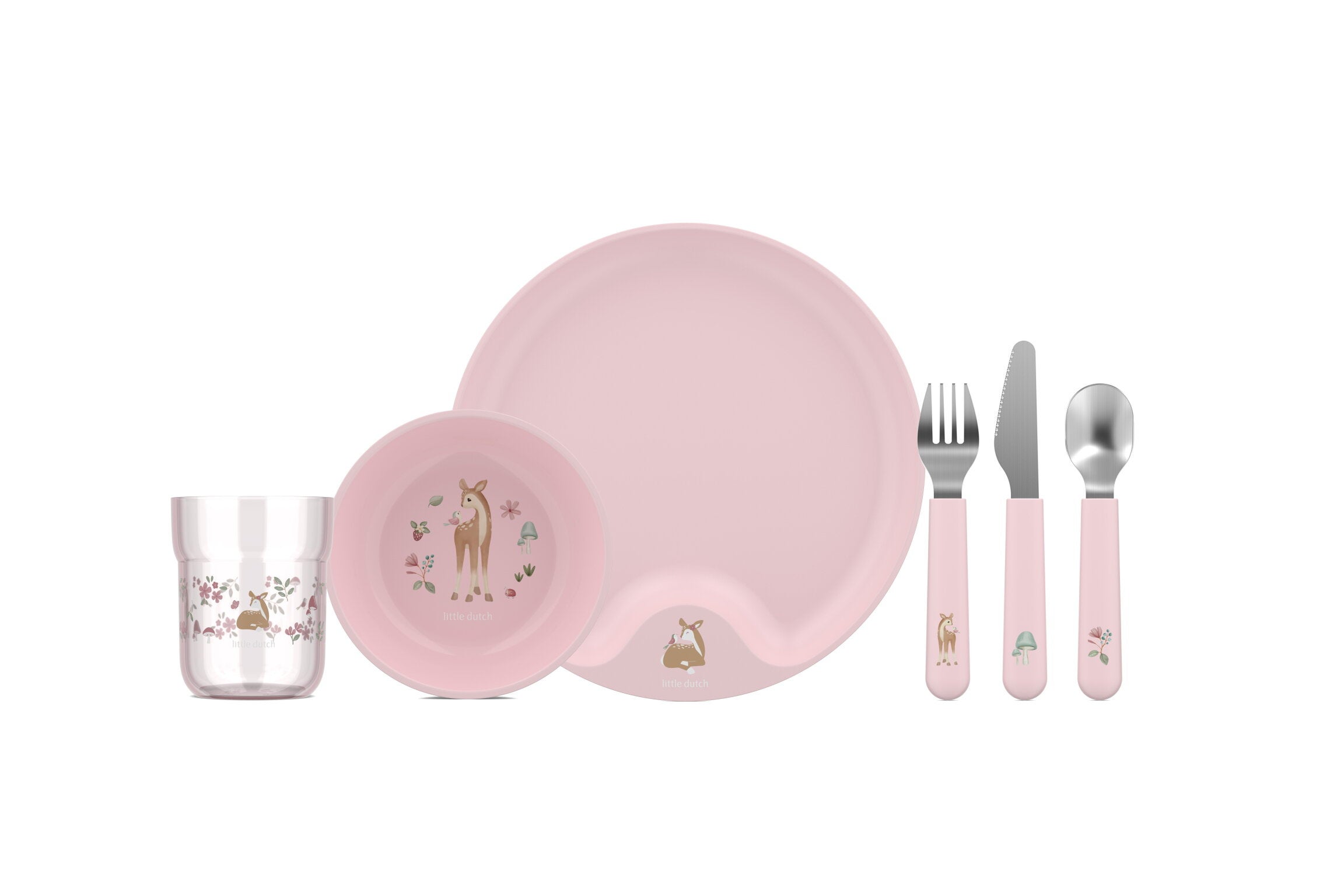 Eetset Mepal x Little Dutch Mio Fairy Garden 6-delig Eetset Mepal x Little Dutch Mio Fairy Garden 6-delig_1