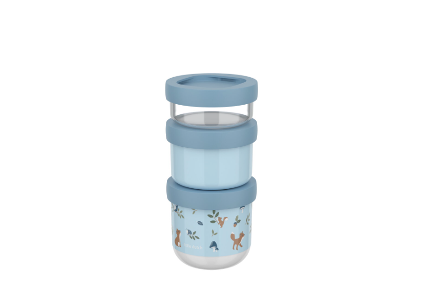 Snackbox Mepal x Little Dutch Mio Forest Friends 3-delig Snackbox Mepal x Little Dutch Mio Forest Friends 3-delig_1