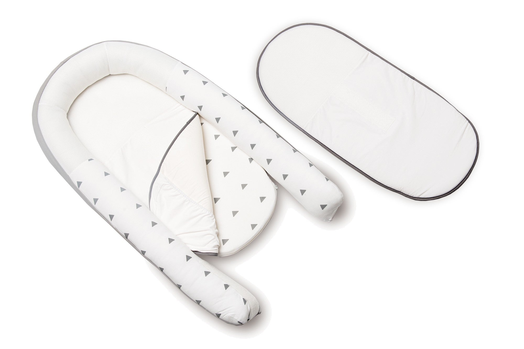 Inleg Babynest Doomoo Cocoon Pad White Inleg Babynest Doomoo Cocoon Pad White_1