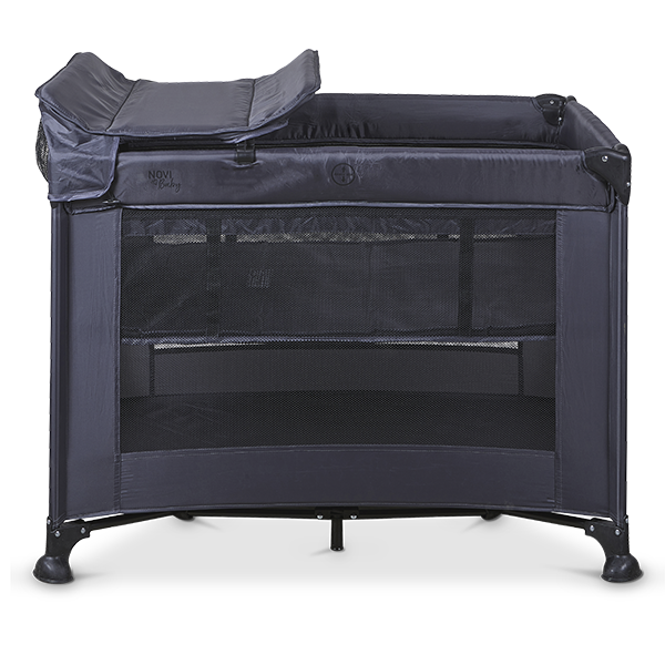 Campingbed/box Novi Liv Air+ Dark Grey/Black Mesh Campingbed/box Novi Liv Air+ Dark Grey/Black Mesh_1