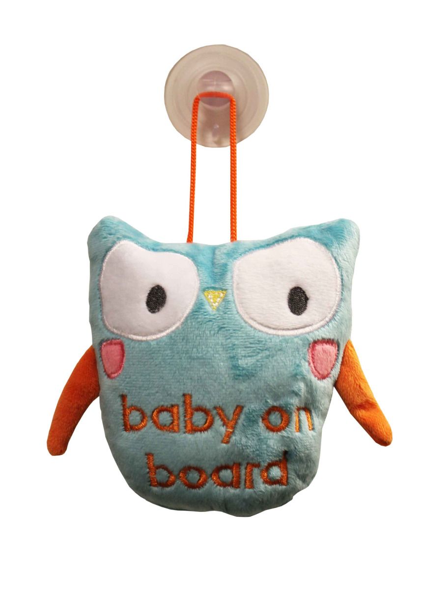 Knuffel Autocomfort Baby On Board met Zuignap Owl Knuffel Autocomfort Baby On Board met Zuignap Owl_1