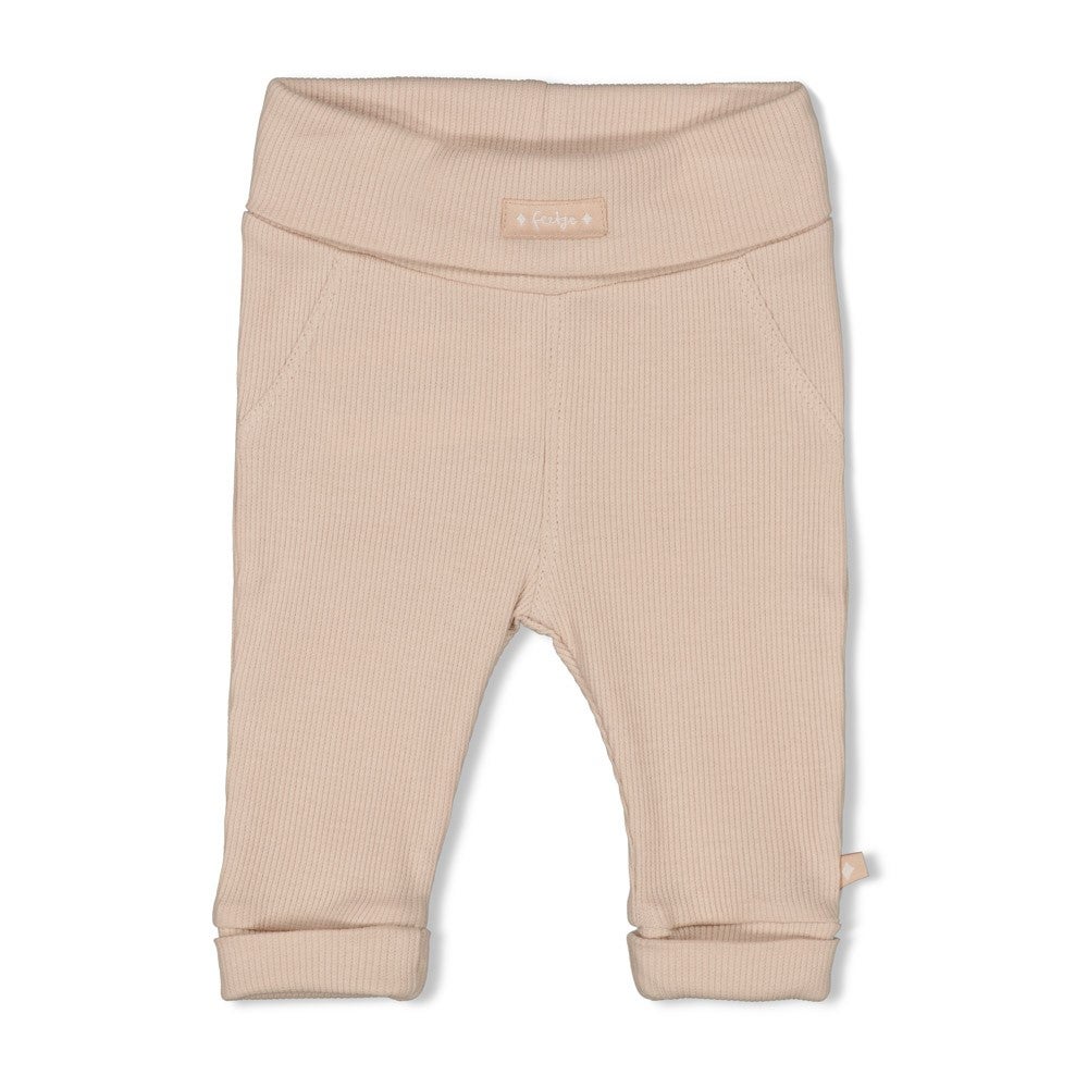 Broek Feetje Rib Honey Bear Zand Broek Feetje Rib Honey Bear Zand_1