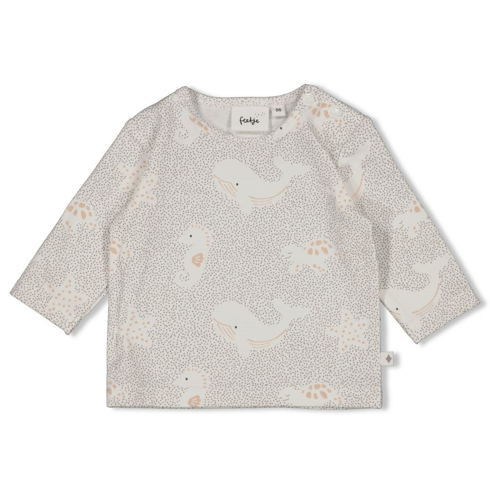 Shirt Longsleeve Feetje AOP Sea Sweeties Grijs Shirt Longsleeve Feetje AOP Sea Sweeties Grijs_1