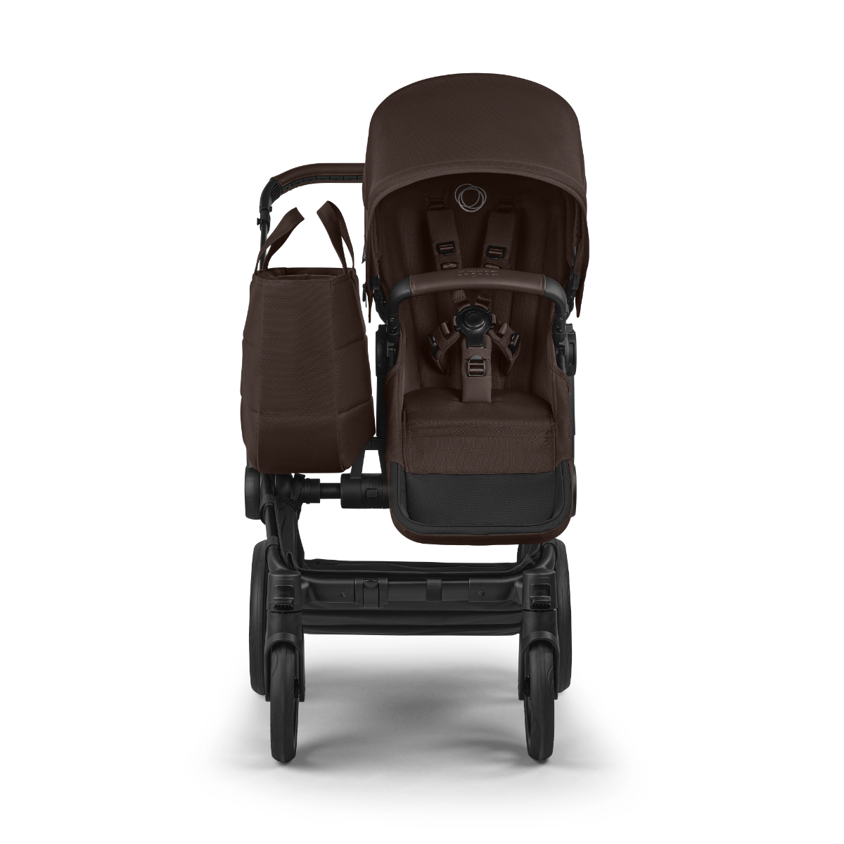 Kinderwagen Bugaboo Donkey6 Single Essential Stroller - Black/Cacoa Brown null_11