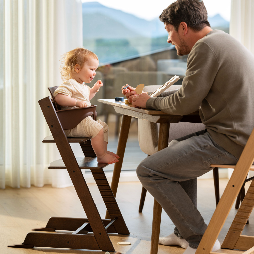 SET | Kinderstoel Stokke® Tripp Trapp® Oak Warm Brown met Newbornset & Eetblad + Babyset null_10