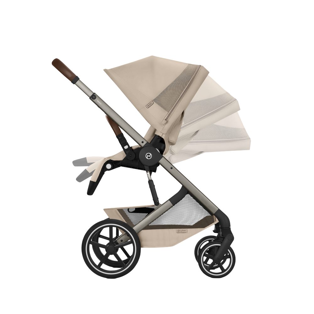 Kinderwagen Balios S Lux BLK Almond Beige/Beige incl. CarryCot Foldable + Cloud G3 I-Size PLUS + Base G3 & Accessoires null_13