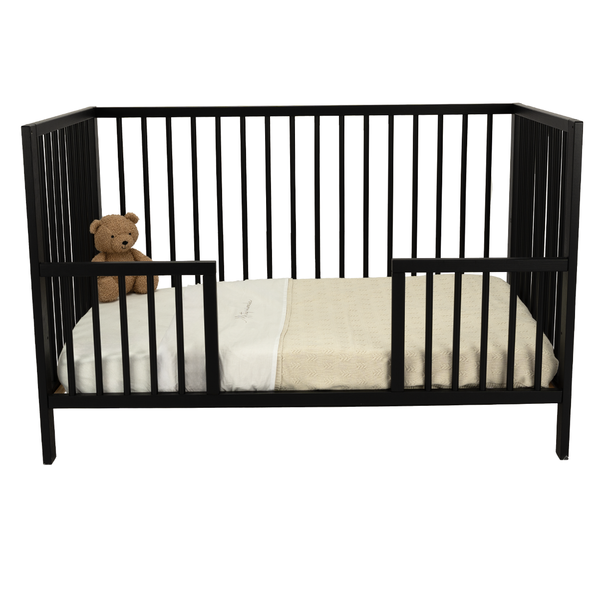 Babykamer Colorfull Home Nina (Meegroeiledikant Luca V2 Pure Black + Commode) null_7