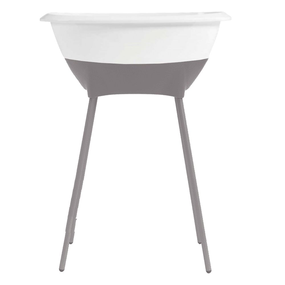 Set | Bad Luma White met Badstandaard Luma Chalk Brown null_1