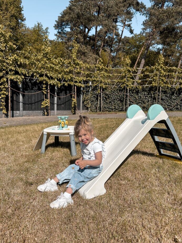 Set | Water, Zand & Activiteiten Tafel + Glijbaan Dolu White/Blue/Yellow null_12