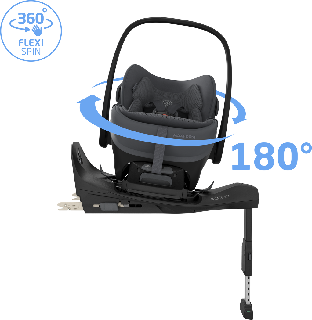 Set | Autostoel Maxi-Cosi Pebble Slide Pro Moon Graphite met 2x Isofixbase Familyfix Slide Pro null_9
