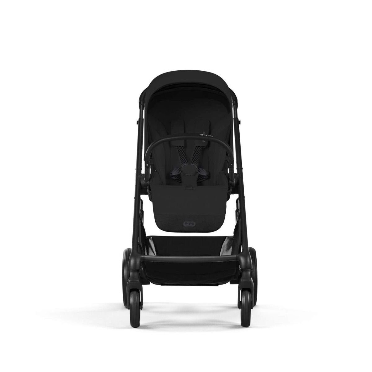 Kinderwagen Cybex Balios S Lux Moon Black/Black + Autostoel Joy Glide 360° All Black & Base null_4
