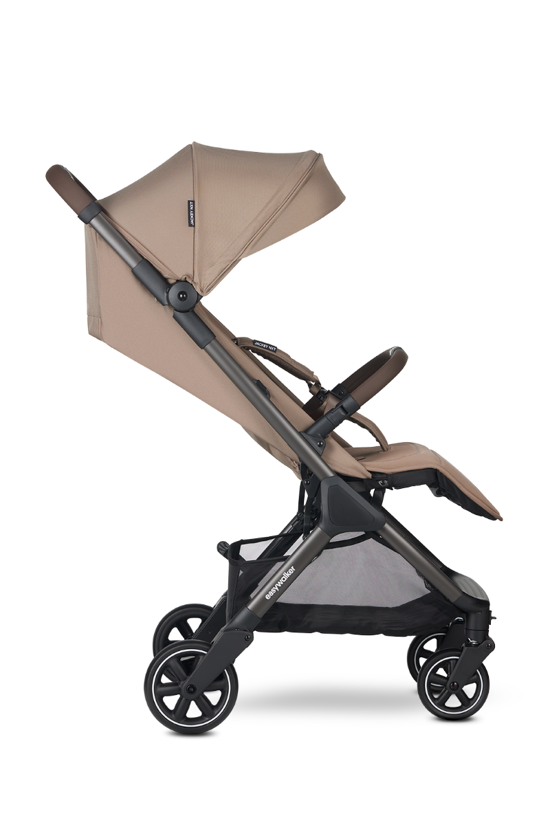 Buggy Easywalker Jackey NXT Mocha Brown Total Package Deal incl. Transporttas, Cupholder, Stuurtje & Zonnescherm null_4