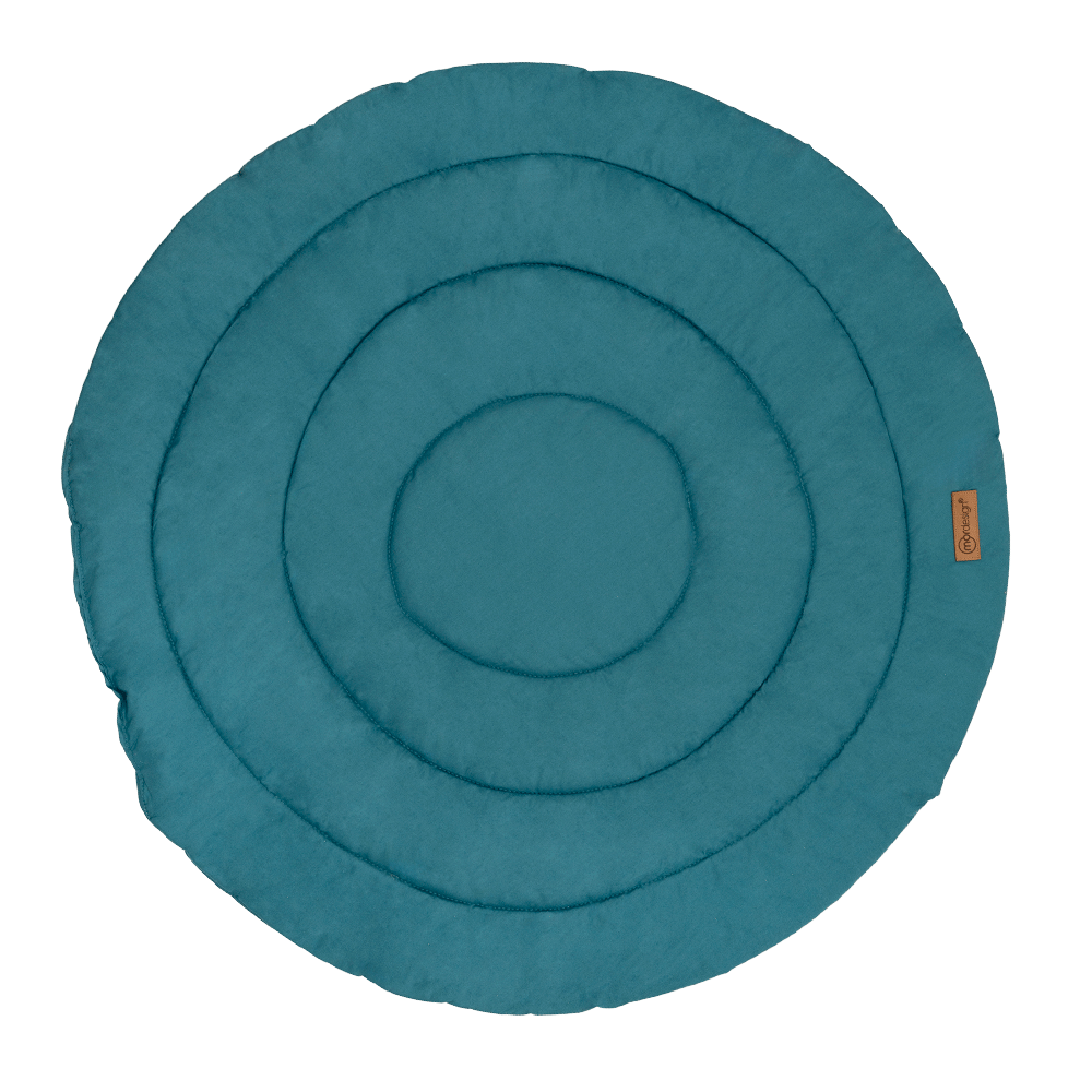 Set Boxkleed Rond + Babynest MorDesign Deep Teal null_2