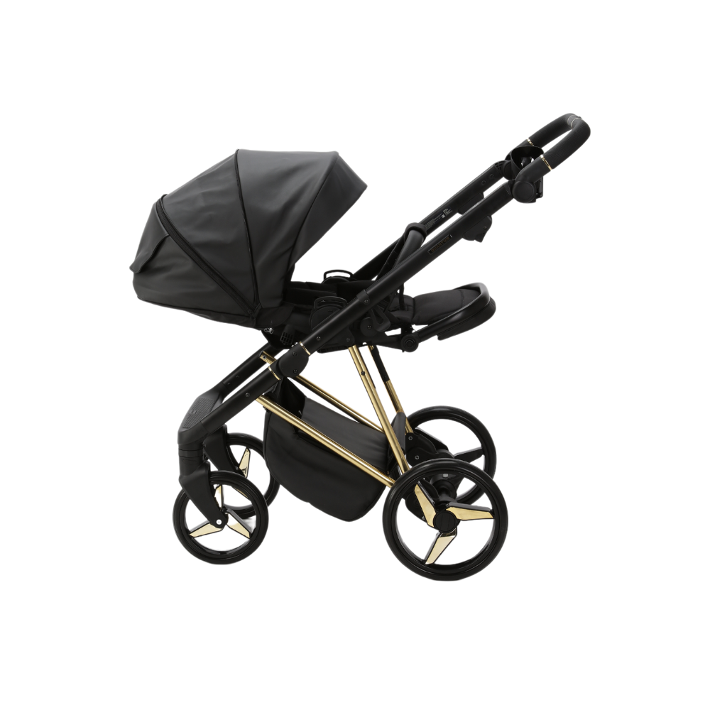 Kinderwagen Adamex Quantum Gold Star + Autostoel Jacky Pro 360° V2 & Base & Adapterset null_6
