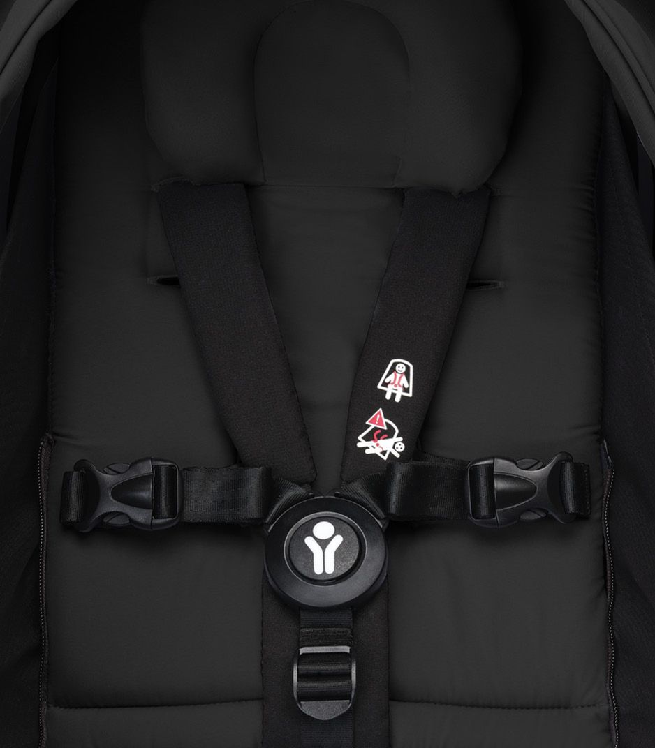Buggy Stokke® YOYO3 Black Met Reiswieg null_13
