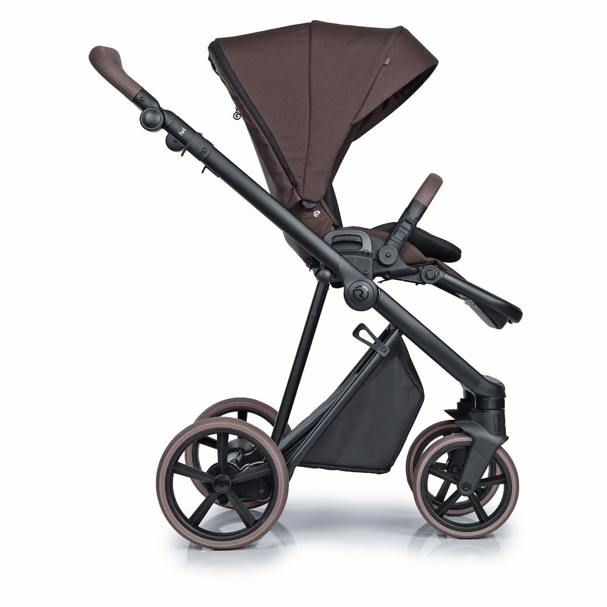 Kinderwagen ROAN IVI 2.0 Vintage Sweet Fig met Autostoel Novi Jacky Pro 360° V2 & Base en Adapterset null_4