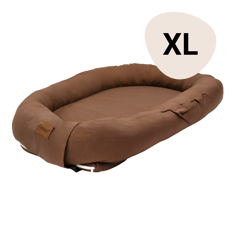 Set Boxkleed + Babynest XL MorDesign Chocolate Brown null_4