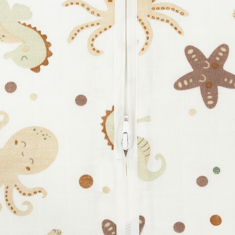 Set | 2x Slaapzak Little Boo Hydrofiel - Ocean Brown + Ocean Pink 110cm null_6