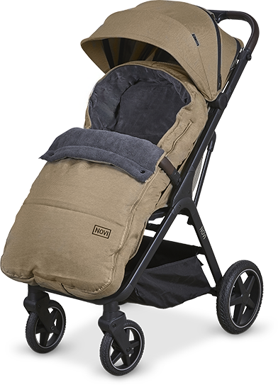Buggy Novi Xavi XL Premium Solid Sand met voetenzak null_3