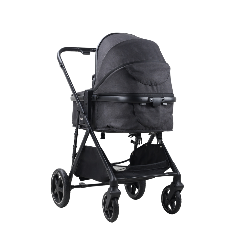 Kinderwagen Novi Jaxx V2 3-in-1 Black Melange met Autostoel null_11
