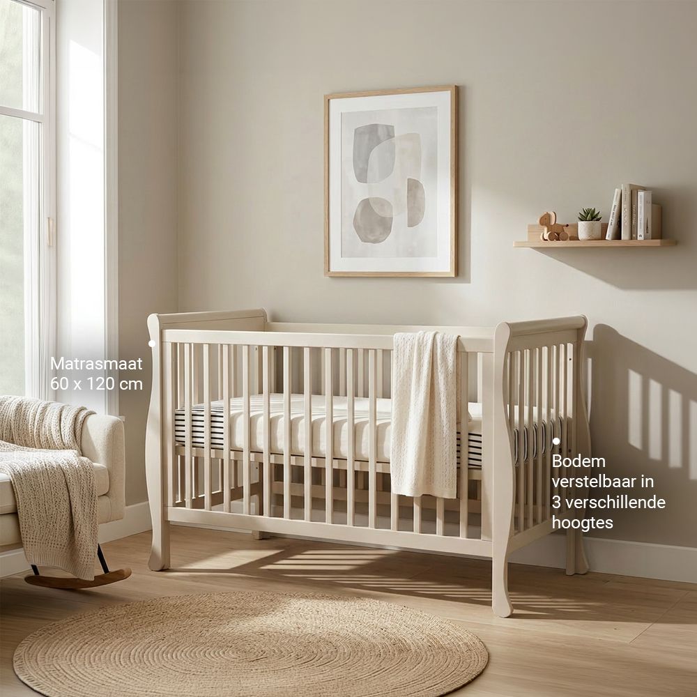 Ledikant Novi Gala 60x120 Sand null_2