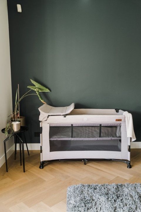 Set | Campingbed Novi Nora Luxe Walnut/Brilliant Black + Accessoires null_15