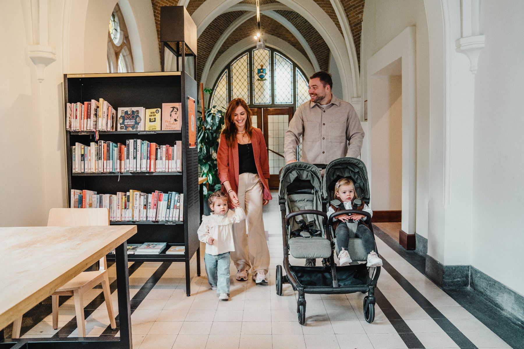 Tweeling Kinderwagen Novi Baby® Scott V2 Hazel Melange met Voetenzakken null_27