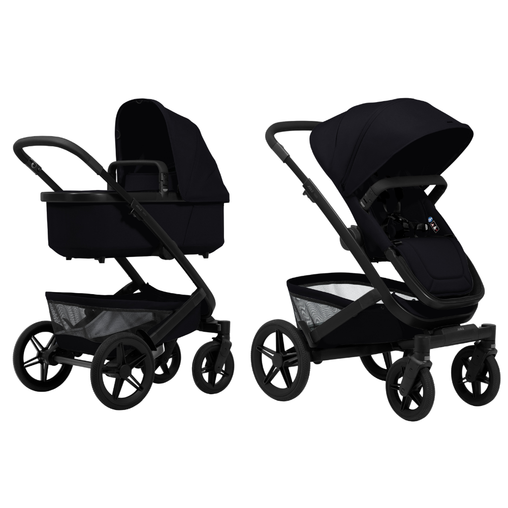 Kinderwagen Joolz Geo5 Space Black met Autostoel Novi Jacky Pro 360 V2 & Base en Adapterset null_2