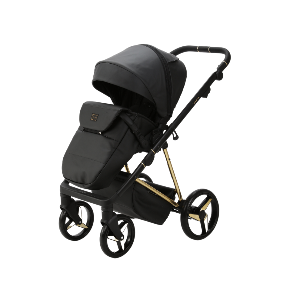 Kinderwagen Adamex Quantum Gold Star + Autostoel Jacky Pro 360° V2 & Base & Adapterset null_8