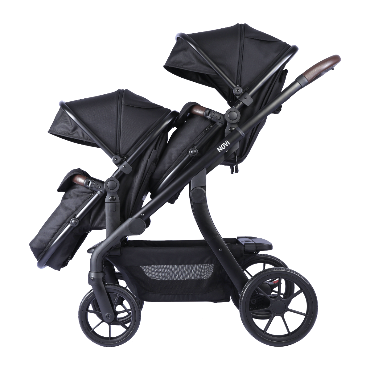 Kinderwagen Novi Duo Pacific Premium Solid Black null_12